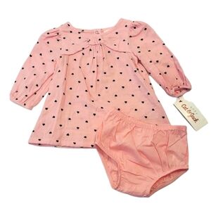 Cat & Jack Pink Heart Dress - NWT